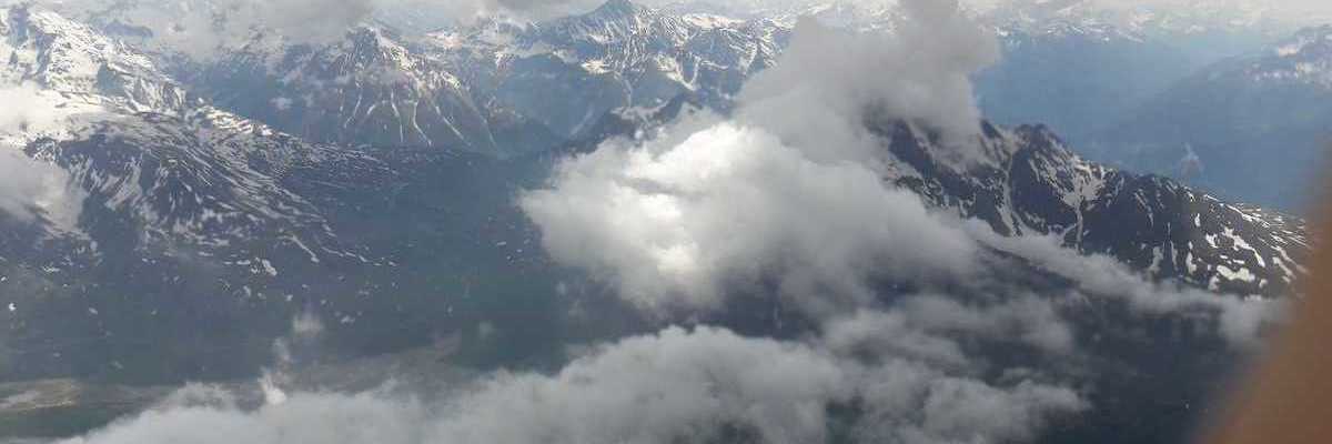 Flugwegposition um 13:50:12: Aufgenommen in der Nähe von Savoyen, Frankreich in 3657 Meter